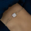 Illuminate Asscher Natural Diamond Bracelet - PLEASURE DIAMONDS L.L.C. 8