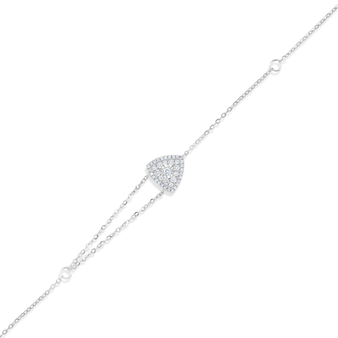 Illuminate Trillion Natural Diamond Bracelet - PLEASURE DIAMONDS L.L.C. 1