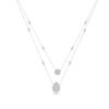 Illuminate Double-layered Stack Natural Diamond Necklace - PLEASURE DIAMONDS L.L.C. 11