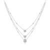 Illuminate Triple-Layered Stack Natural Diamond Necklace - PLEASURE DIAMONDS L.L.C. 6