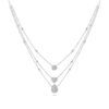 Illuminate Triple-Layered Stack Natural Diamond Necklace - PLEASURE DIAMONDS L.L.C. 5