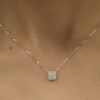 Illuminate Asscher Natural Diamond Necklace - PLEASURE DIAMONDS L.L.C. 9
