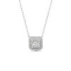 Illuminate Asscher Natural Diamond Necklace - PLEASURE DIAMONDS L.L.C. 7