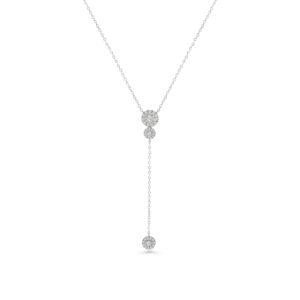 Illuminate Y-Drop Cascade Natural Diamond Necklace