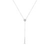 Illuminate Y-Drop Sleek Natural Diamond Necklace - PLEASURE DIAMONDS L.L.C. 13