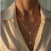 Illuminate Y-Lariat Natural Diamond Necklace - PLEASURE DIAMONDS L.L.C. 9