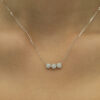 Illuminate Trio Natural Diamond Necklace - PLEASURE DIAMONDS L.L.C. 11