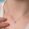 Illuminate Cushion Natural Diamond Necklace - PLEASURE DIAMONDS L.L.C. 8