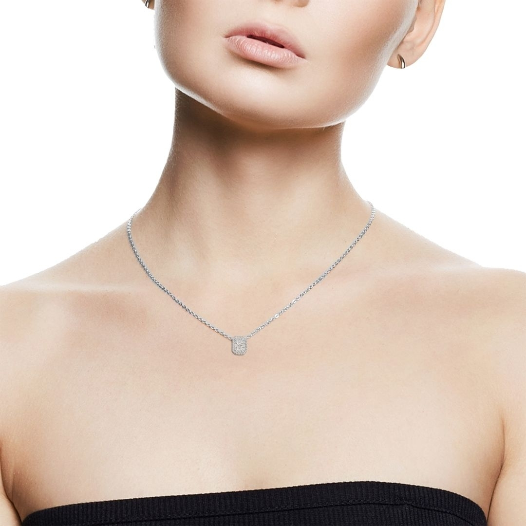 Illuminate Emerald Natural Diamond Necklace - PLEASURE DIAMONDS L.L.C. 5