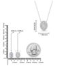 Illuminate Oval Natural Diamond Necklace - PLEASURE DIAMONDS L.L.C. 11