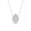 Illuminate Pear Natural Diamond Necklace - PLEASURE DIAMONDS L.L.C. 11