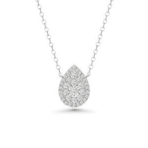 Illuminate Pear Natural Diamond Necklace