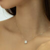 Illuminate Pear Natural Diamond Necklace - PLEASURE DIAMONDS L.L.C. 10