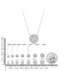 Illuminate Round Natural Diamond Necklace - PLEASURE DIAMONDS L.L.C. 11