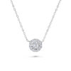 Illuminate Round Natural Diamond Necklace - PLEASURE DIAMONDS L.L.C. 7