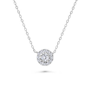 Illuminate Round Natural Diamond Necklace