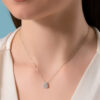 Illuminate Trillion Natural Diamond Necklace - PLEASURE DIAMONDS L.L.C. 12