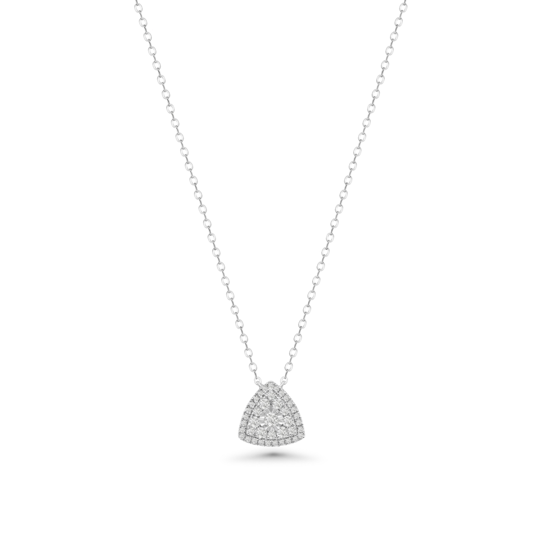 Illuminate Trillion Natural Diamond Necklace - PLEASURE DIAMONDS L.L.C. 3