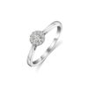 Illuminate Round Natural Diamond Ring - PLEASURE DIAMONDS L.L.C. 4