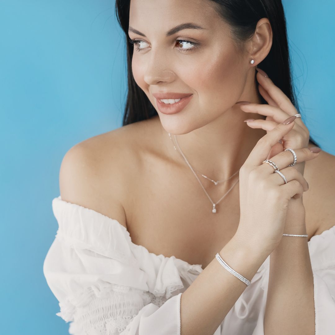 Ultra Light Tennis Bracelet - PLEASURE DIAMONDS L.L.C. 7