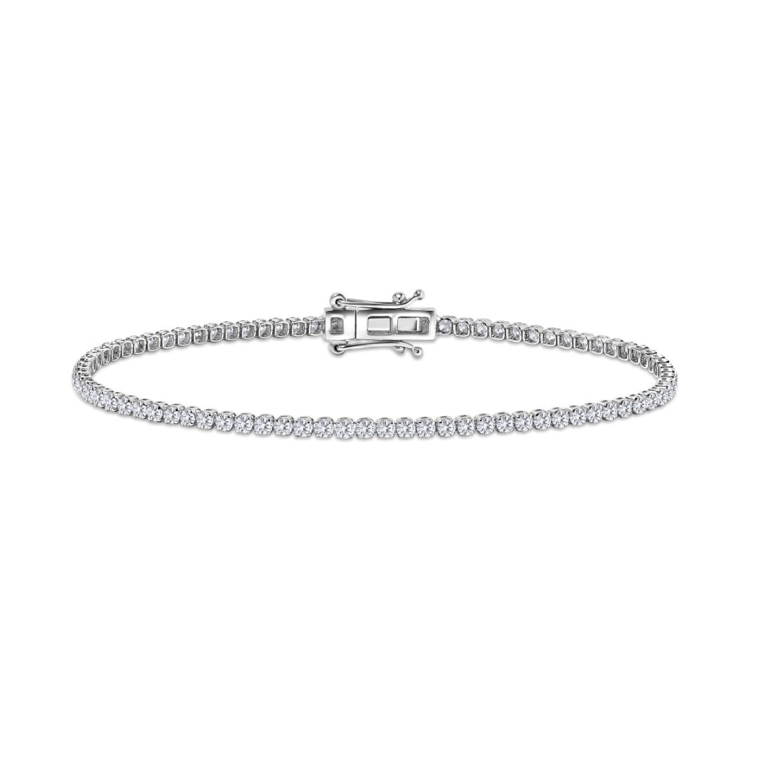 Ultra Light Tennis Bracelet - PLEASURE DIAMONDS L.L.C. 1