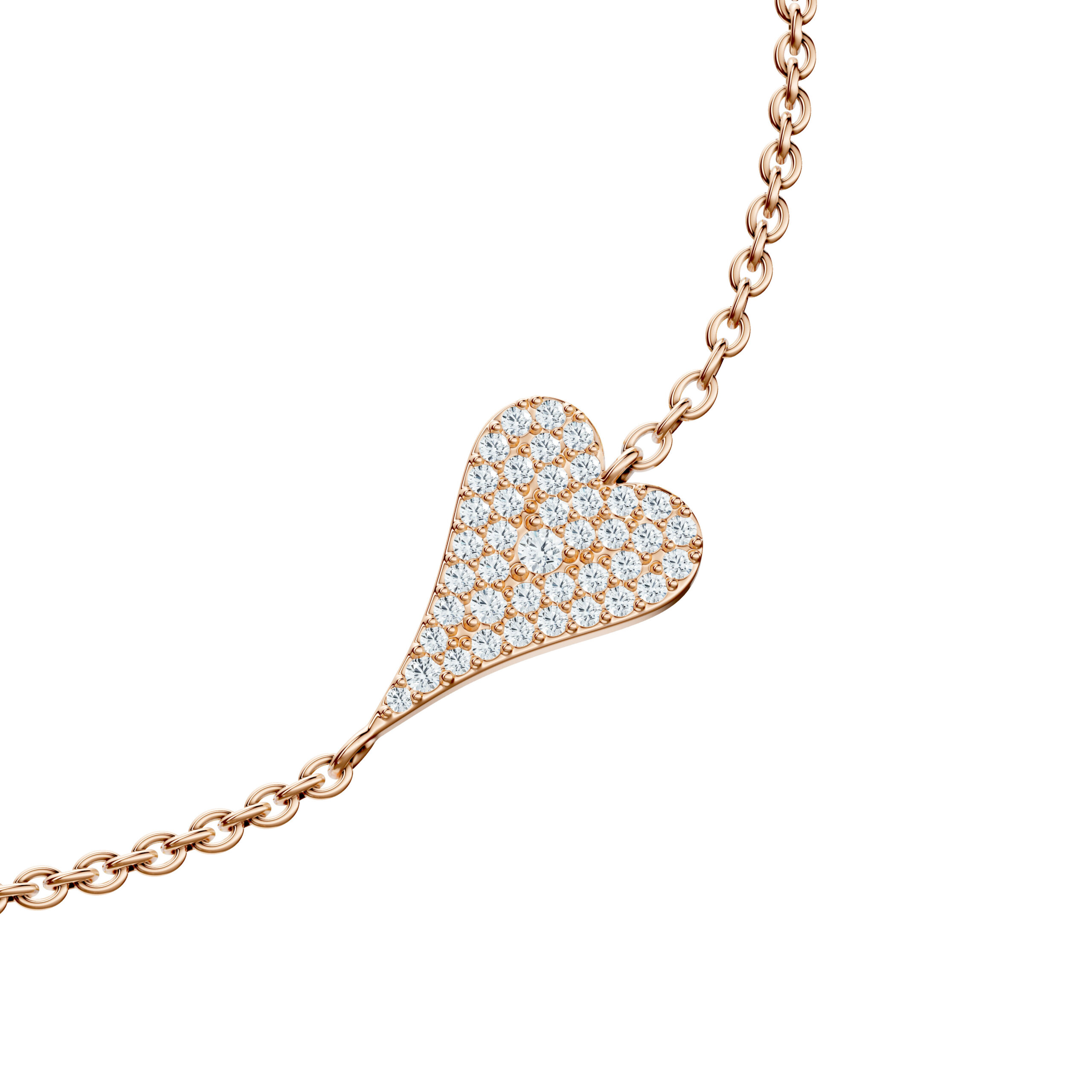 Heart Drop Bracelet - PLEASURE DIAMONDS L.L.C. 1