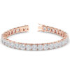Cushion-Cut Diamond Tennis Bracelet - PLEASURE DIAMONDS L.L.C. 11