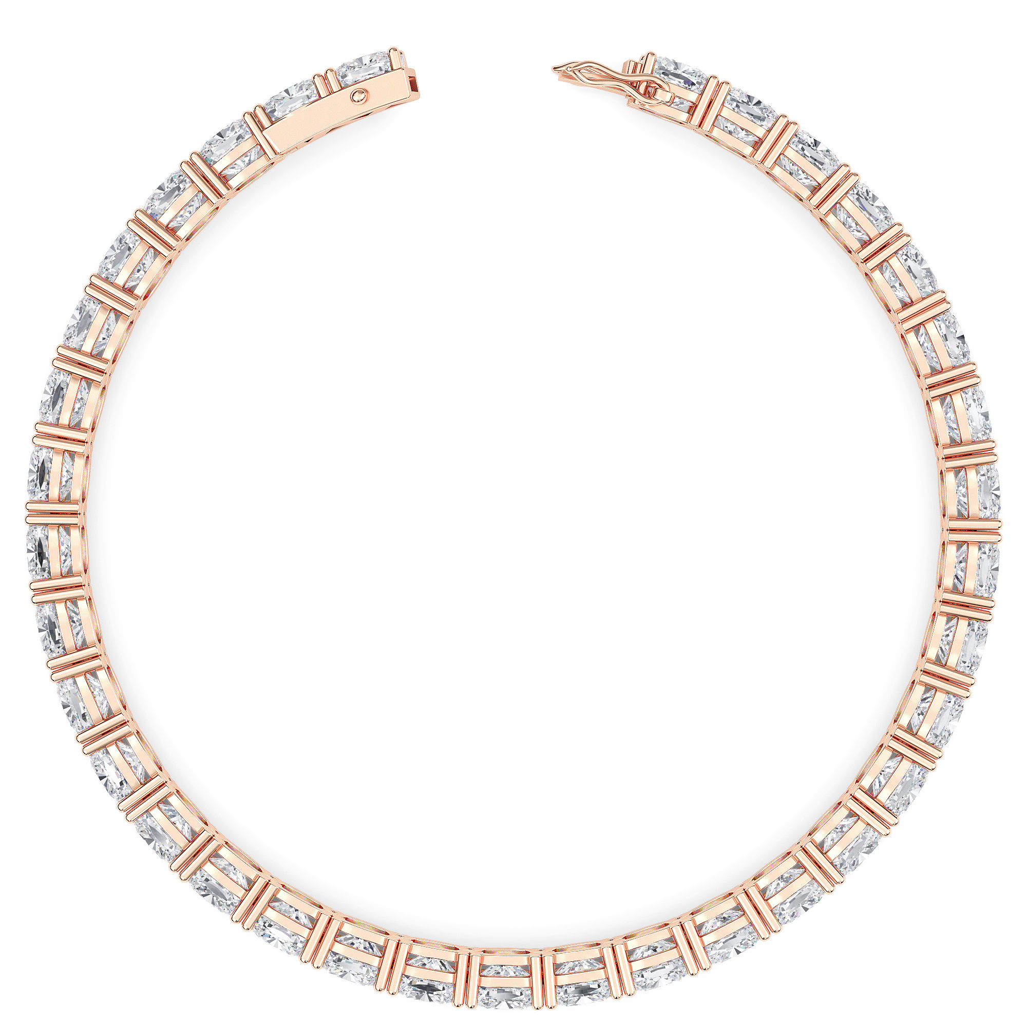 Cushion-Cut Diamond Tennis Bracelet - PLEASURE DIAMONDS L.L.C. 4