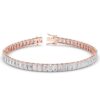 Emerald-Cut Diamond Tennis Bracelet (North-South) - PLEASURE DIAMONDS L.L.C. 11