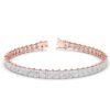 Princess-Cut Diamond Tennis Bracelet - PLEASURE DIAMONDS L.L.C. 11