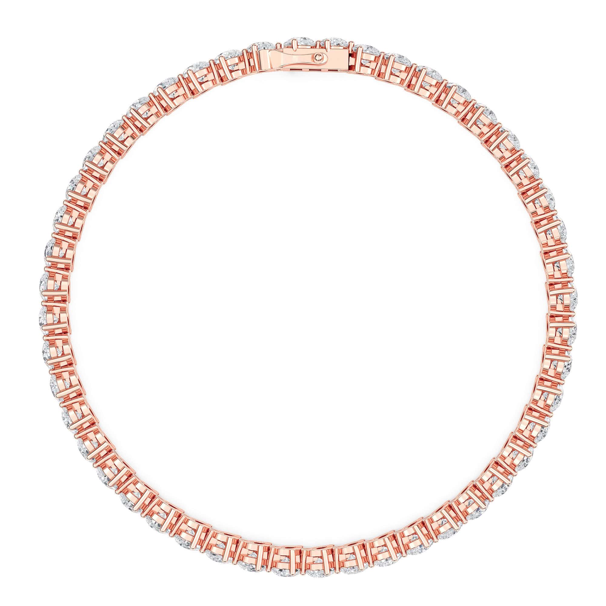 Pear-Cut Diamond Tennis Bracelet (Slanting) - PLEASURE DIAMONDS L.L.C. 4