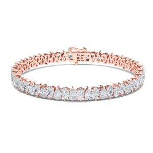 Pear-Cut Diamond Tennis Bracelet (Vice-Versa)