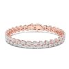 Pear-Cut Diamond Tennis Bracelet (Double Line) - PLEASURE DIAMONDS L.L.C. 13