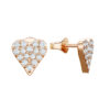 Pave Heart Earrings - PLEASURE DIAMONDS L.L.C. 3