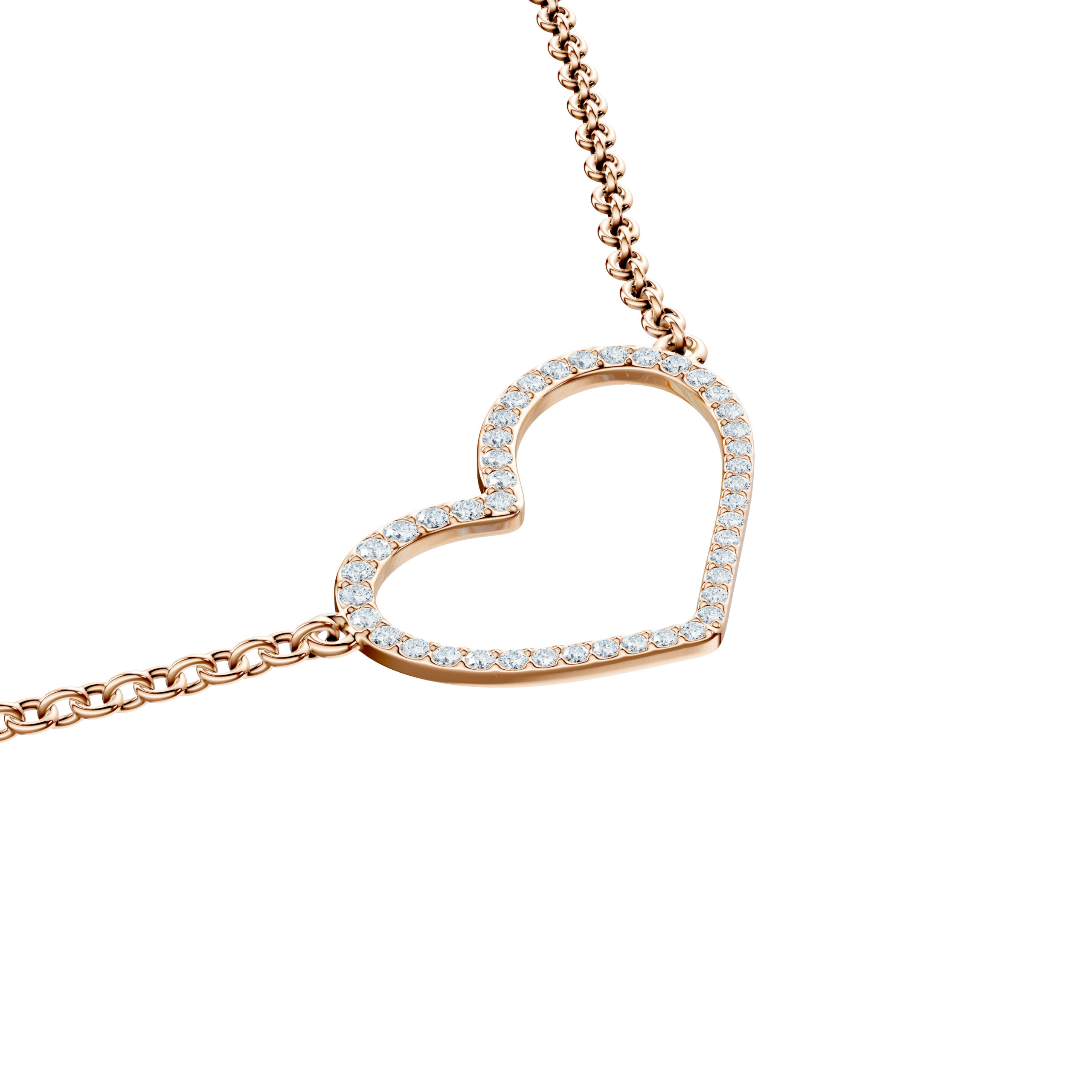 Soft Heart Necklace - PLEASURE DIAMONDS L.L.C. 3