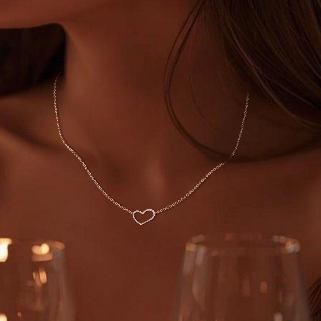 Soft Heart Necklace - PLEASURE DIAMONDS L.L.C. 5