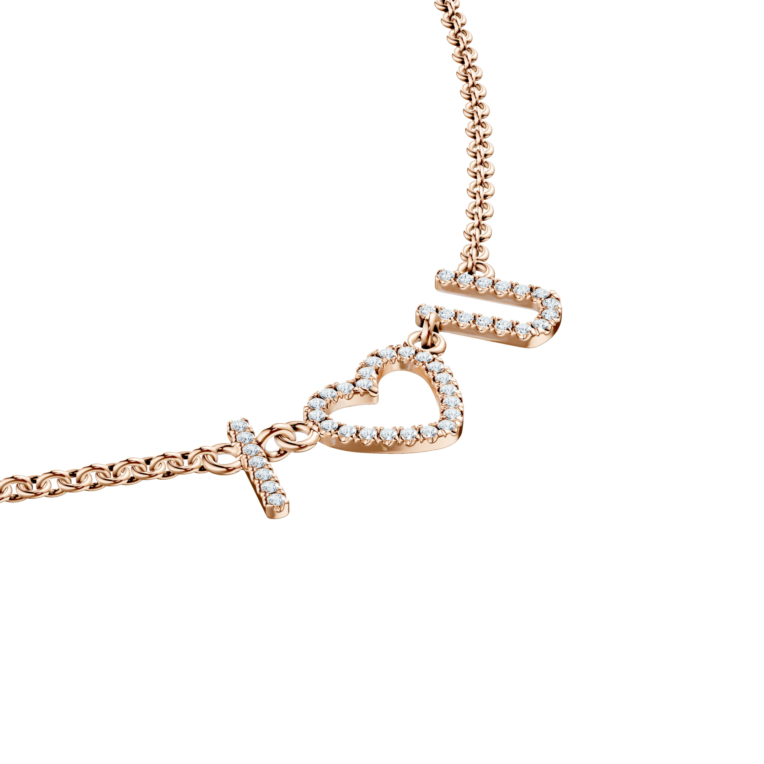 LOVE Necklace - PLEASURE DIAMONDS L.L.C. 3