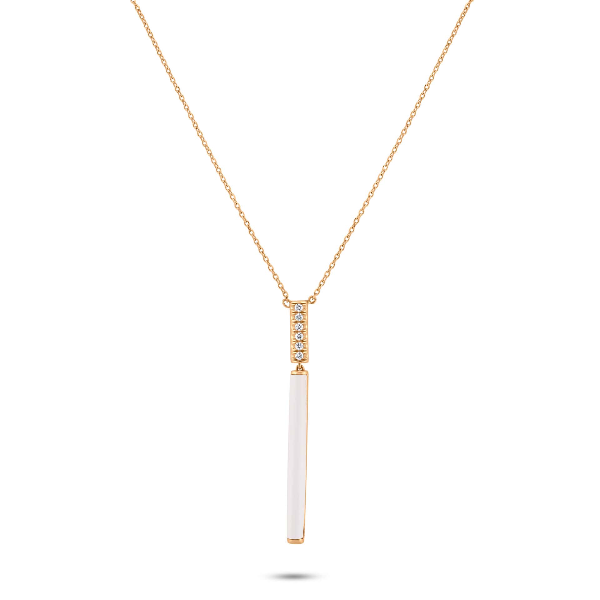 Ivory Beam Necklace - PLEASURE DIAMONDS L.L.C. 1
