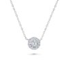 Illuminate Round Natural Diamond Necklace - PLEASURE DIAMONDS L.L.C. 8